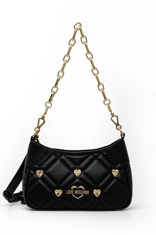 Love Moschino torebka aplikacja czarny JC4121PP1