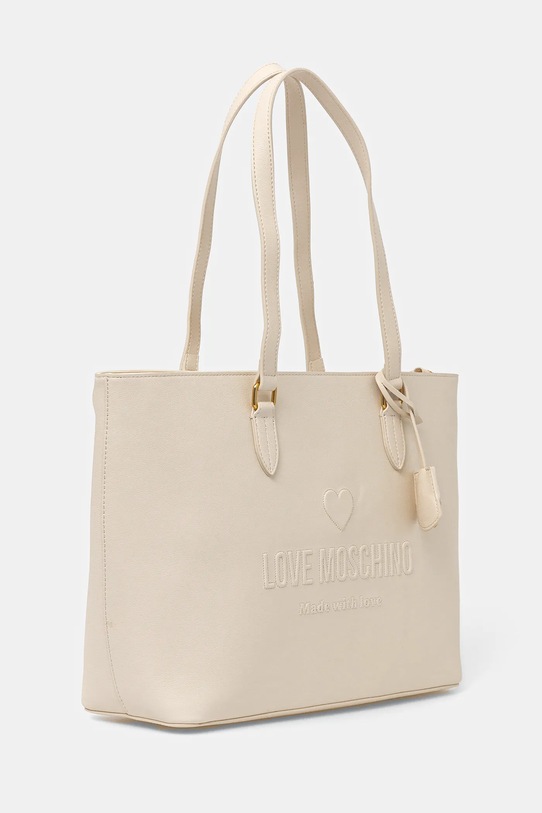 Love Moschino torebka skórzana JC4114PP1 beżowy SS25