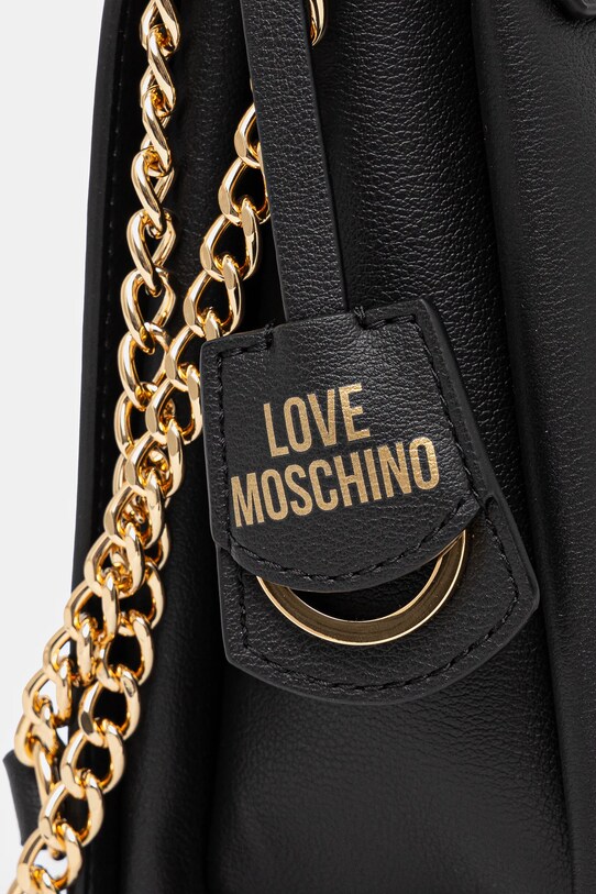 Doplňky Kožená kabelka Love Moschino JC4113PP1 černá