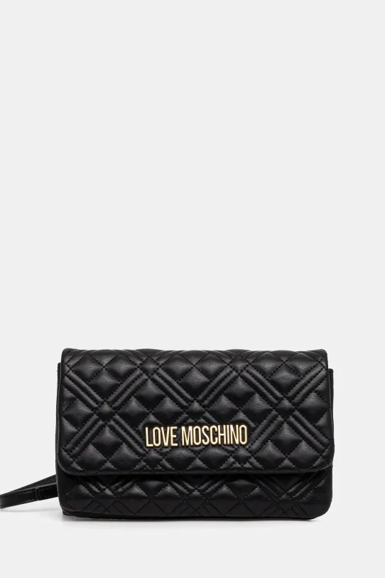 Love Moschino torebka nie mieści A4 czarny JC4097PP1