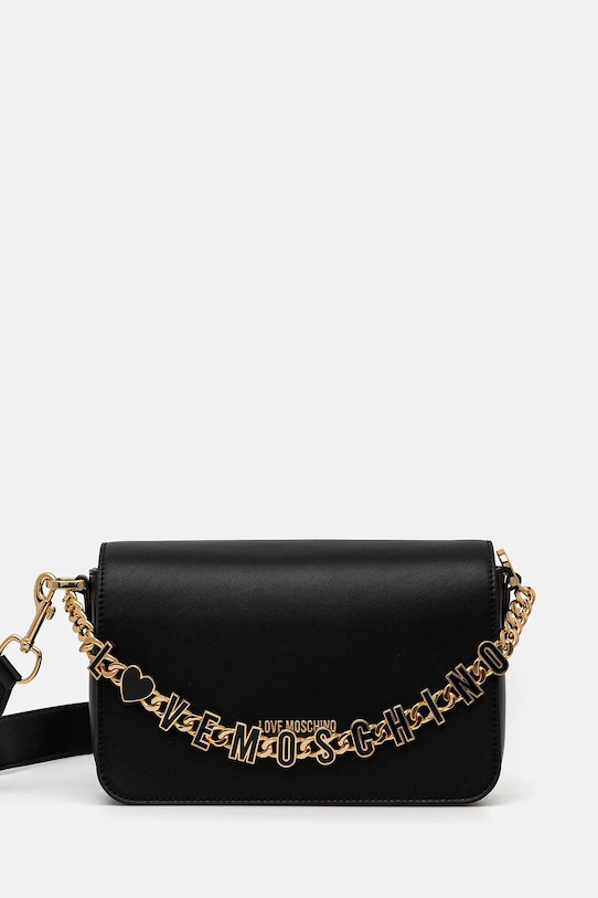 Love Moschino poseta de piele nu incape in A4 negru JC4071PP1