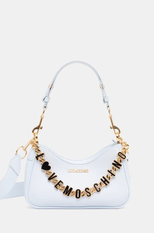 Сумочка Love Moschino лицьова шкіра блакитний JC4070PP1