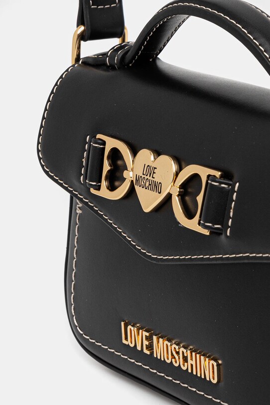 Шкіряна сумочка Love Moschino чорний JC4063PP1