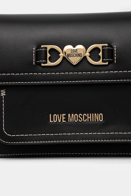 Accesorii Love Moschino poseta de piele JC4061PP1 negru
