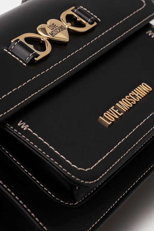Love Moschino poseta de piele negru JC4061PP1