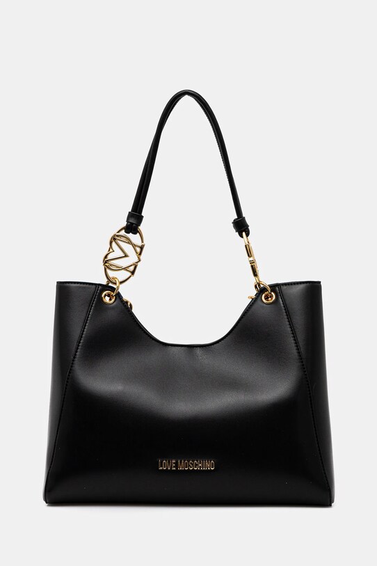 Love Moschino torebka nie mieści A4 czarny JC4050PP1