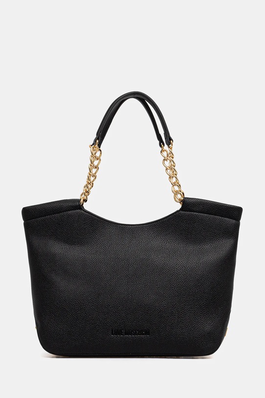 Love Moschino torebka mieści A4 czarny JC4031PP1