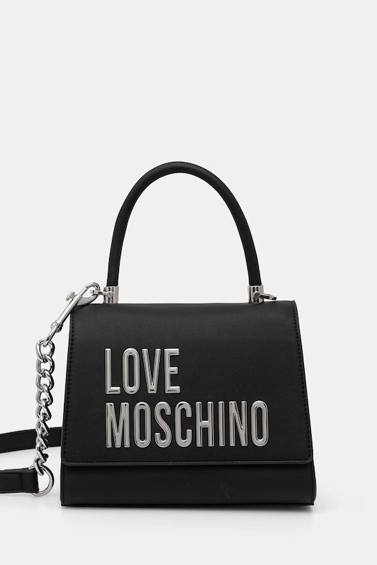 Torba Love Moschino natpis crna JC4024PP1