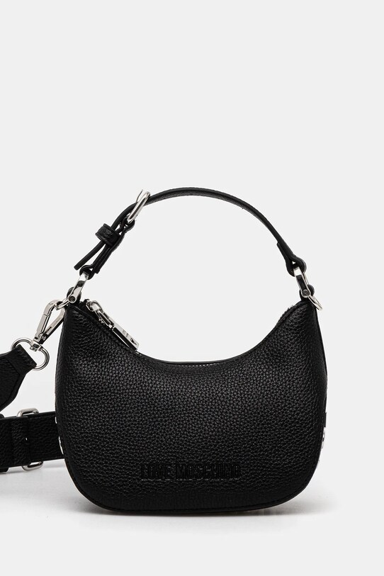 Love Moschino torebka nie mieści A4 czarny JC4019PP1