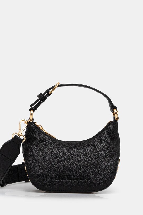 Love Moschino torebka nie mieści A4 czarny JC4019PP1