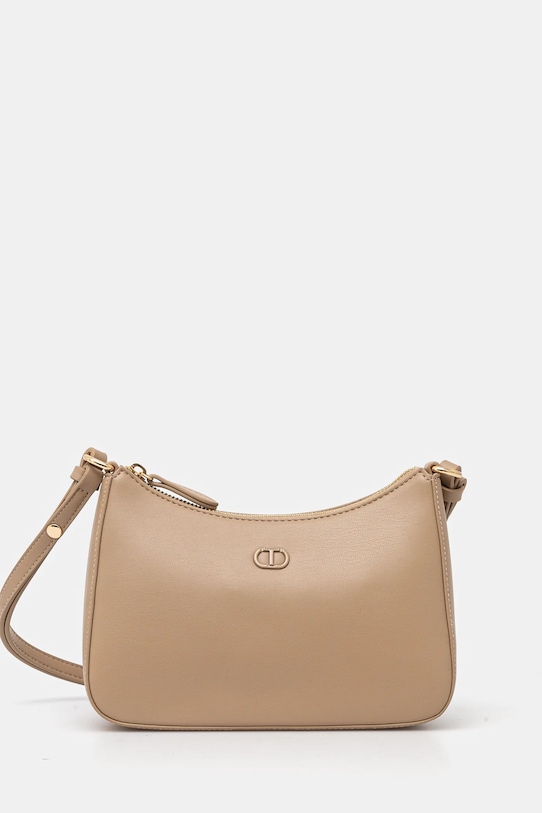 Twinset torebka nie mieści A4 beżowy 251TH7021