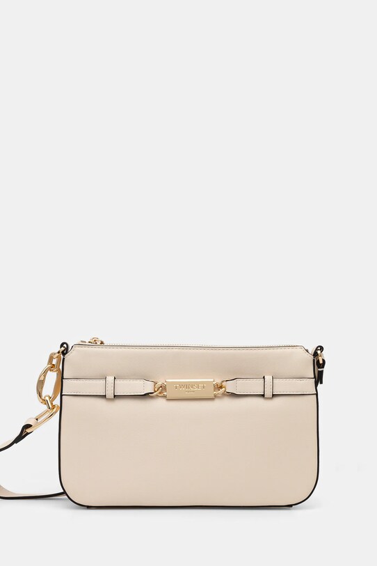 Twinset torebka nie mieści A4 beżowy 251TB7033