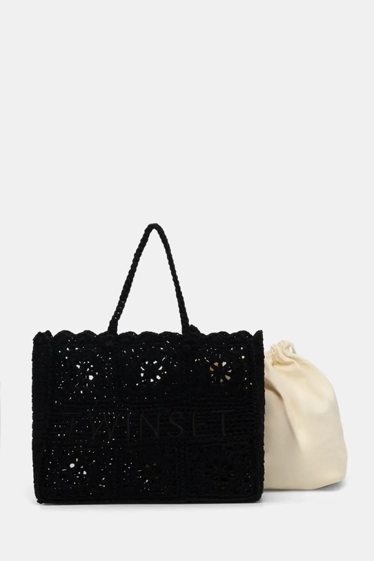 Сумочка Twinset гладкий чёрный 251TB7410