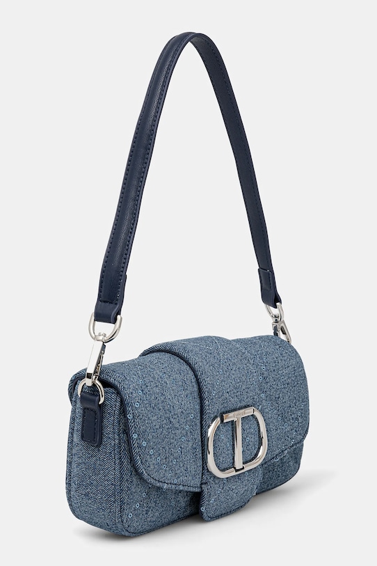 Džínsová taška Twinset 251TB7140 modrá SS25