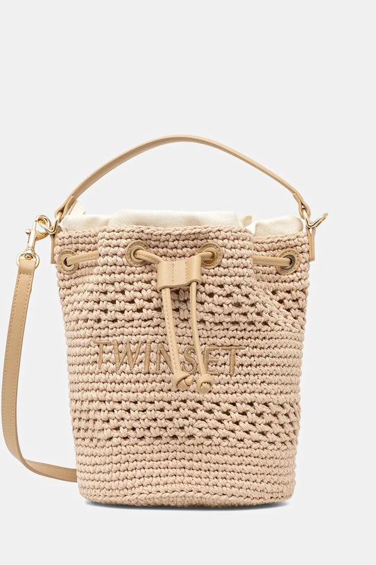 Сумочка Twinset гладкий бежевый 251TD8111