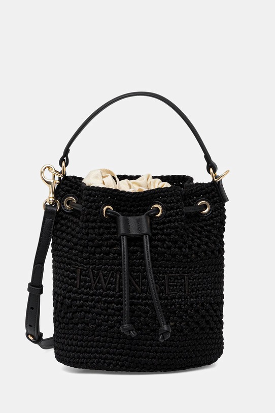 Kabelka Twinset jednofarebný čierna 251TD8111