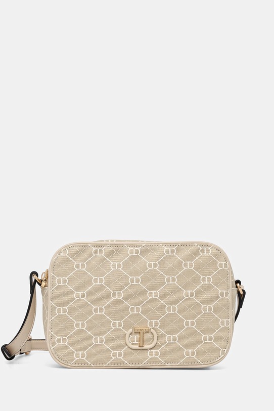 Twinset torebka nie mieści A4 beżowy 251TD8284