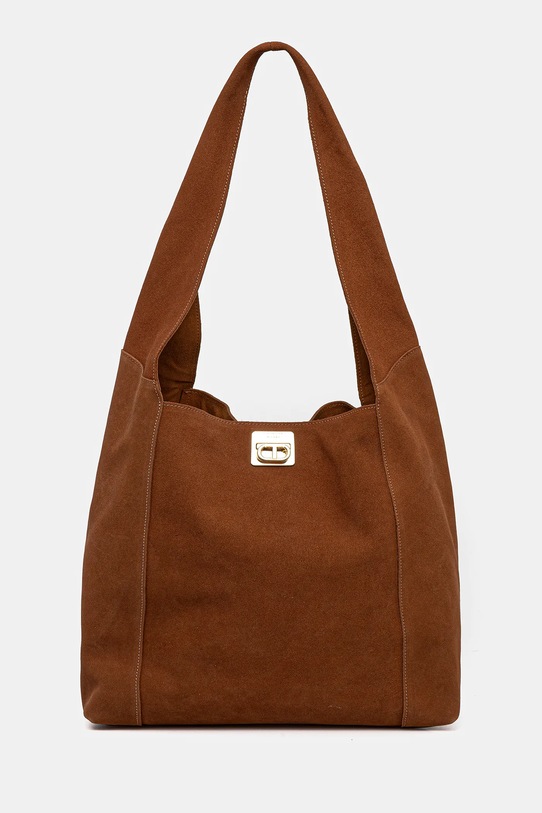 Сумочка Twinset замша коричневий 251TS8011