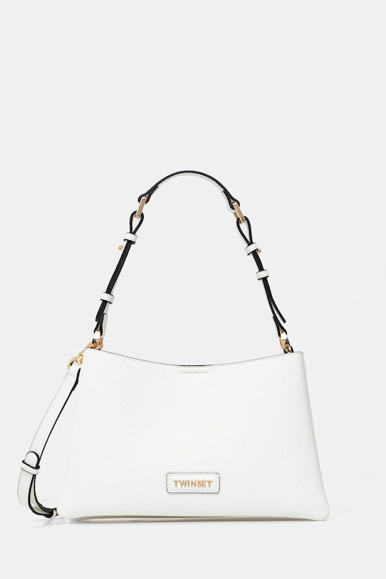 Twinset torebka nie mieści A4 beżowy 251TD8303