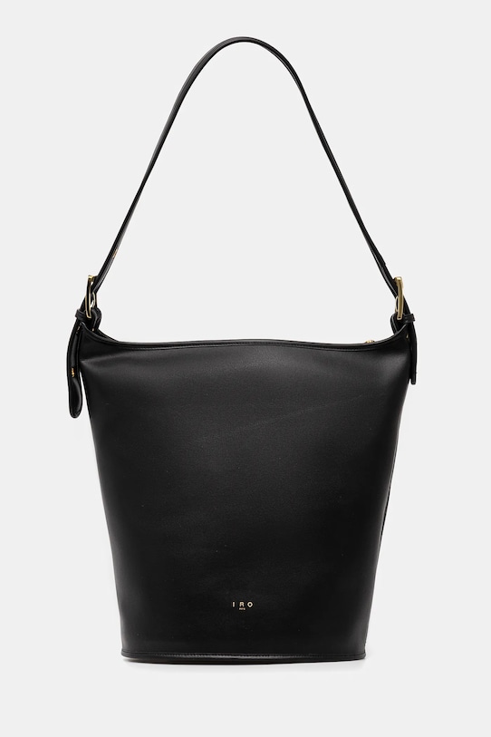 Шкіряна сумочка IRO лицьова шкіра чорний WP144ZYKE