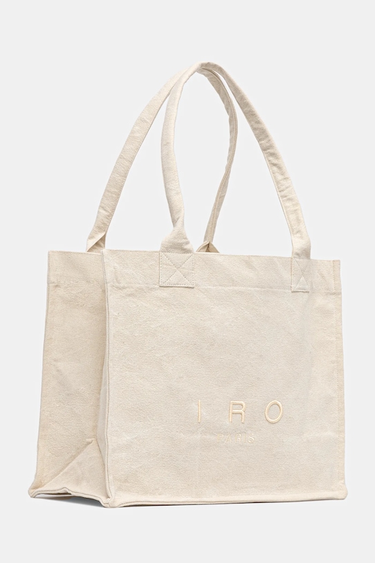 IRO geantă de bumbac WM46JANE bej SS25