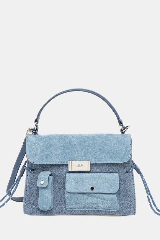 IRO torebka skóra zamszowa niebieski WM159IRONOMADL