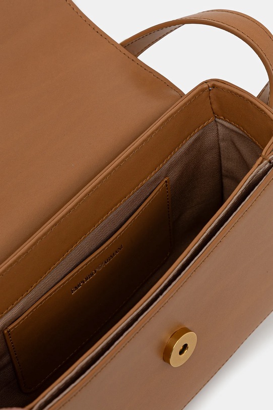 Кожена чанта Emporio Armani EW001208.AF13352 бежов