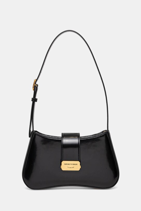 Kabelka Emporio Armani jednofarebný čierna EW001778.AF14068