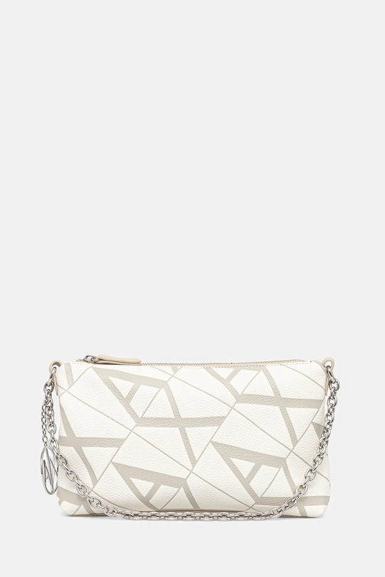 Torba Armani Exchange imitacija zrnate kože bijela XW000399.AF13680