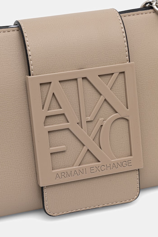 Armani Exchange listonoszka damska z imitacji skóry beżowy XW000281.AF13672