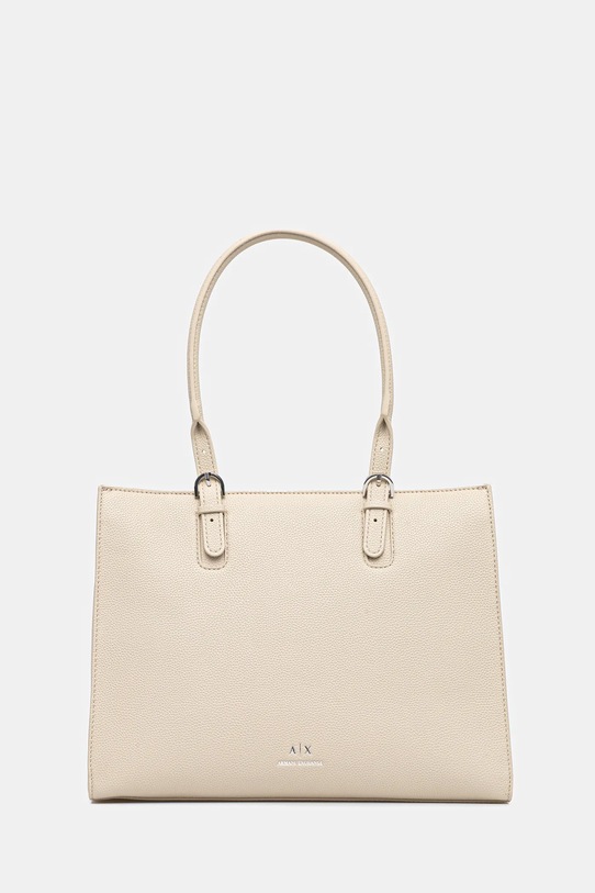 Kabelka Armani Exchange jednofarebný béžová XW000932.AF13684