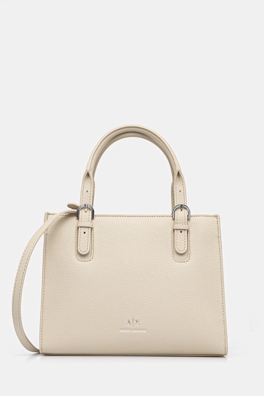 Kabelka Armani Exchange jednofarebný béžová XW000933.AF13684