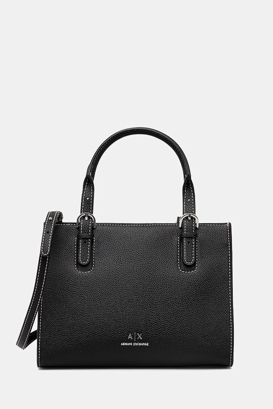 Kabelka Armani Exchange jednofarebný čierna XW000933.AF13684