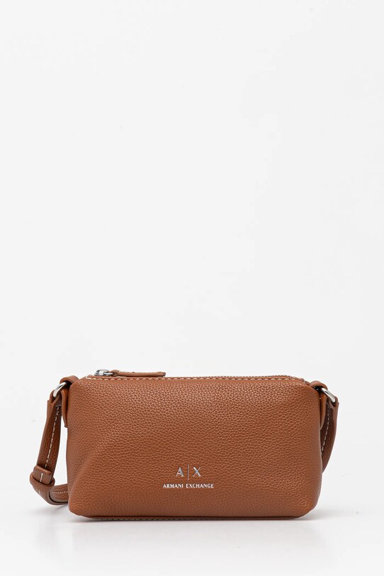 Armani Exchange torebka nie mieści A4 brązowy XW000952.AF13684