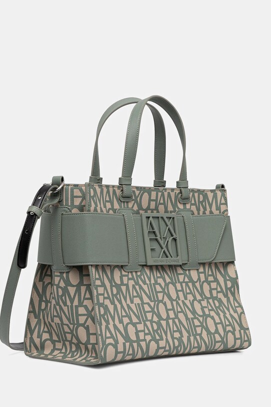 Armani Exchange geantă 942689.3F742 verde SS25