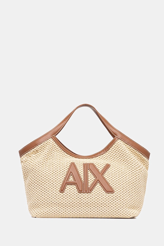 Armani Exchange torebka mieści A4 beżowy XW000410.AF12591