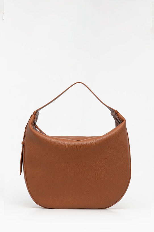 Torba Armani Exchange imitacija zrnate kože smeđa XW000915.AF11902