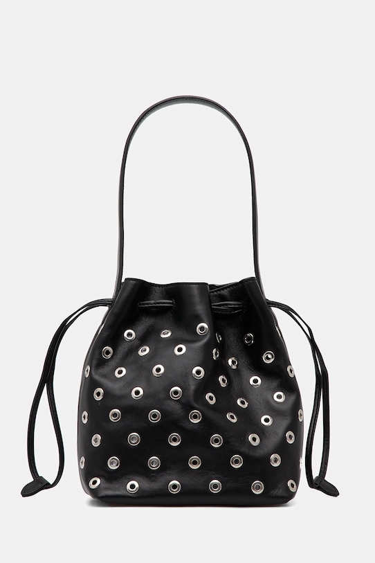 Liviana Conti torebka skórzana skóra licowa czarny A5SA51