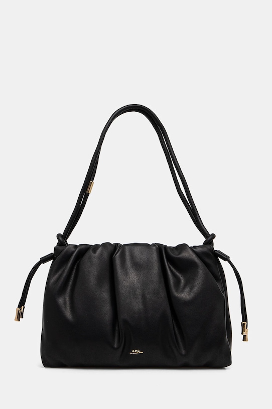 A.P.C. torebka sac ninon shoulder nie mieści A4 czarny PUAAT.F61643