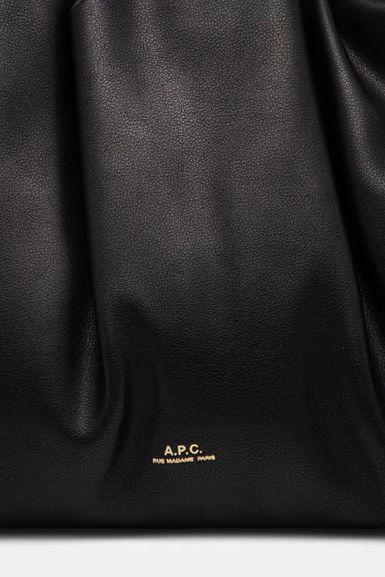 A.P.C. kézitáska sac ninon shoulder fekete PUAAT.F61643