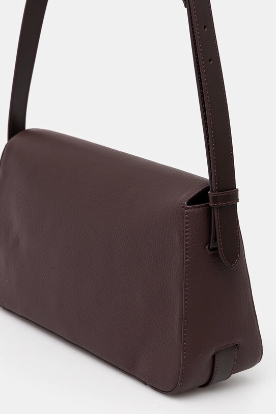 Doplňky Kožená kabelka A.P.C. sac daria flap PXBCD.F61901 burgundské