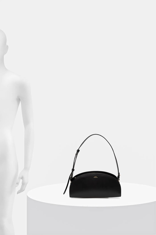 A.P.C. torebka skórzana sac demi-lune shoulder PXCAX.F61997