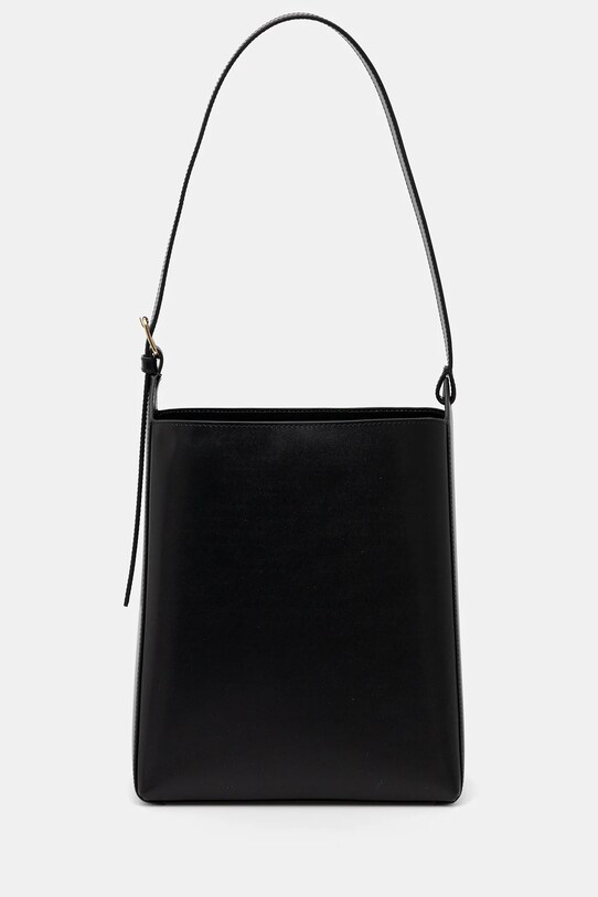 Kožená kabelka A.P.C. sac virginie PXBRU.F61868 čierna SS25