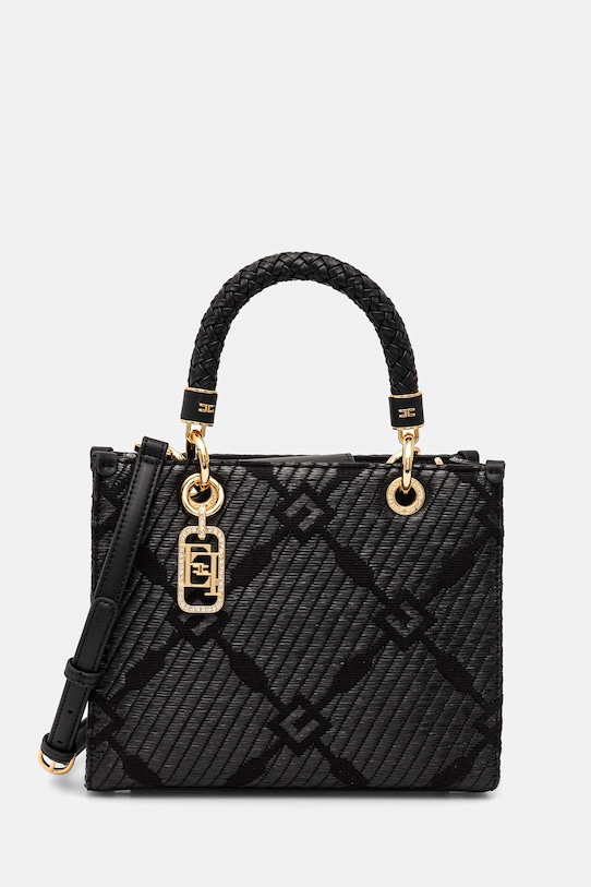Τσάντα Elisabetta Franchi δεν χωράει Α4 μαύρο BS13A51E2