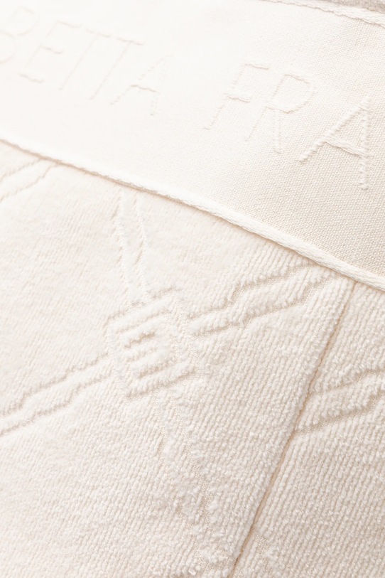 Elisabetta Franchi torebka bawełniana beżowy BS42F51E2