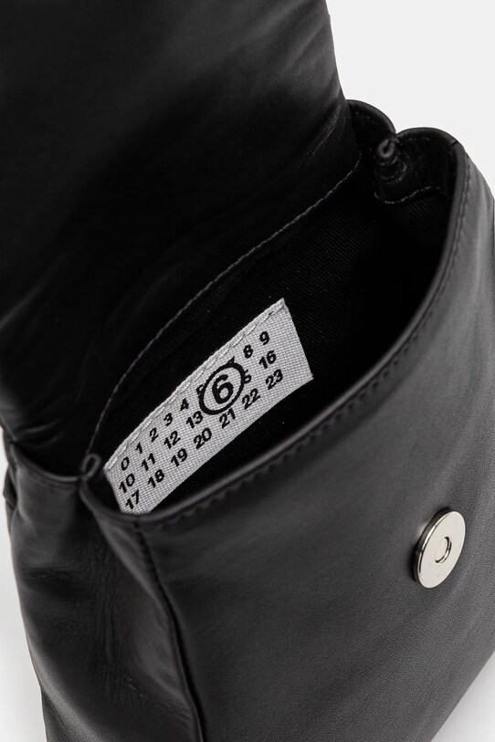 Кожаная сумочка MM6 Maison Margiela SB6WG0013 чёрный