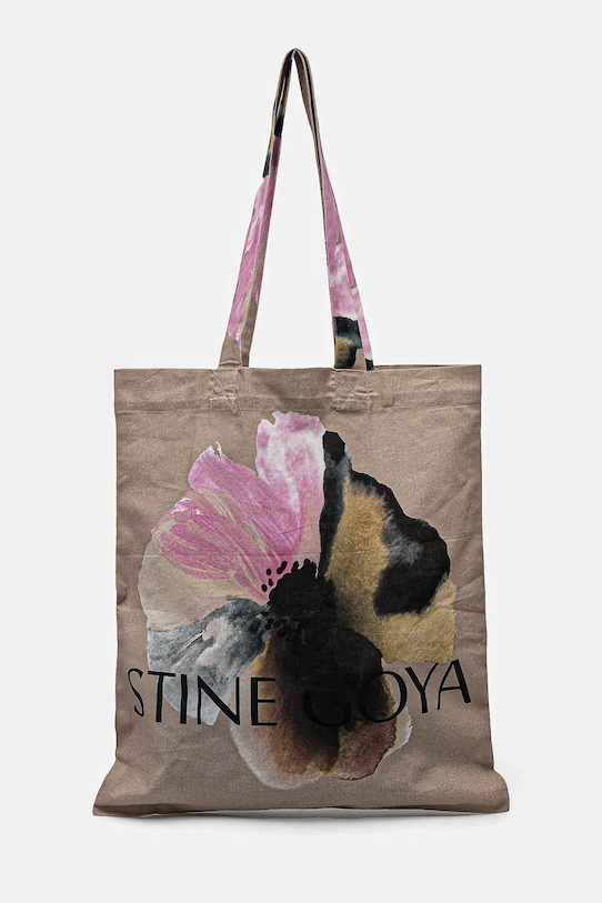 Bavlněná kabelka Stine Goya vzorovaný béžová SG.PS25.A016.2285