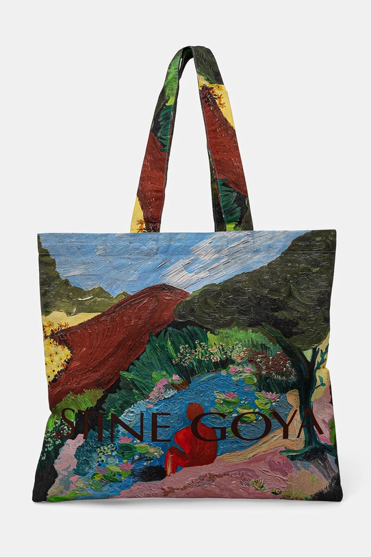 Stine Goya torebka bawełniana mieści A4 multicolor SG.PS25.A016.2285