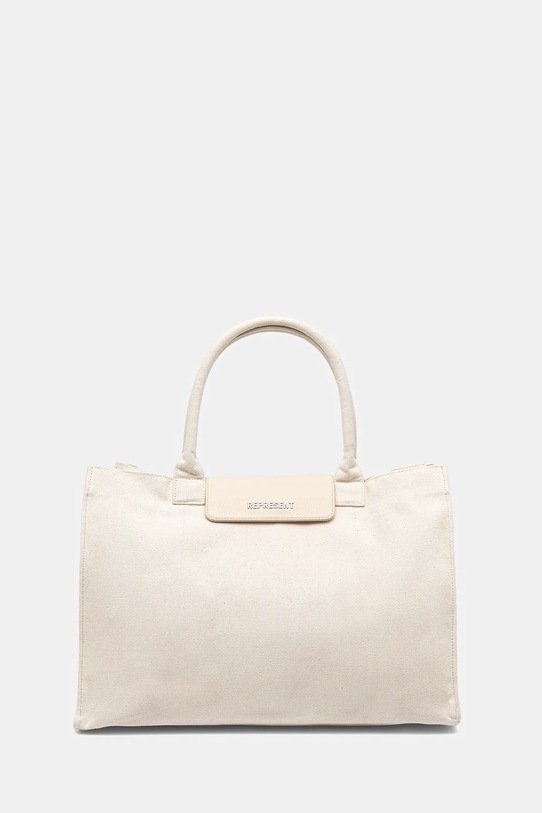 Represent torebka Canvas Tote Bag tekstylny beżowy MLM81137.31