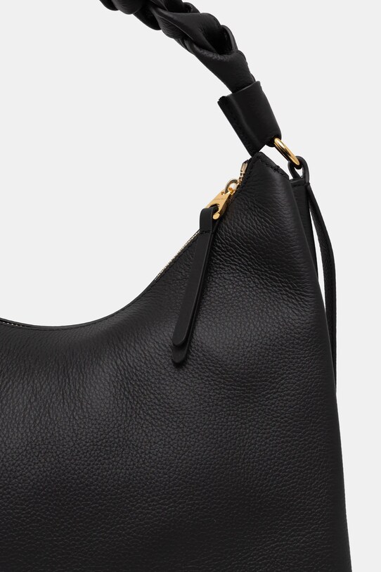 Accesorii Coccinelle poseta de piele E1.M50.13.02.01 negru